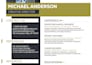 design a professional resume and modern CV layout